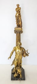 Theodor Charlemont Large Bronze Sculpture