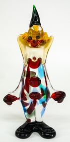 Murano Art Glass Clown Figure
