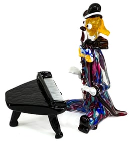 Mario Sandon for Murano Piano Player with Piano