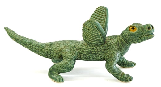 Studio Pottery Art Dragon Figure
