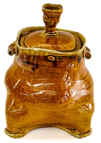 Ryan LaBar Abstract Pottery Covered Dish