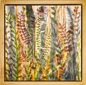 Angie Evenden Watercolor and Ink Mounted