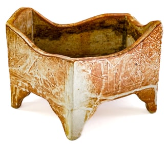 Archie Bray (Montana) 5 Sided Footed Planter