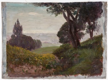 Frederick B. Kress Oil on Cloth [Valley]