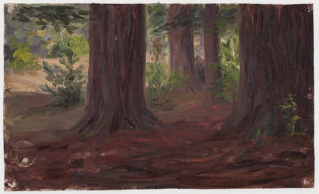 Frederick B. Kress Oil on Canvas [Redwoods]