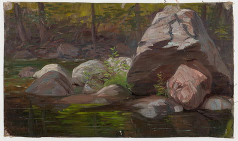 Frederick B. Kress Oil on Canvas [Big Sur]