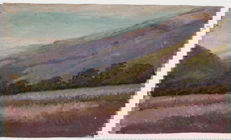 Frederick B. Kress Oil on Canvas [Carmel Hills]