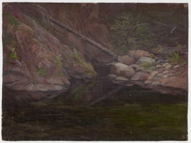 Frederick B. Kress Oil on Canvas [Big Sur]