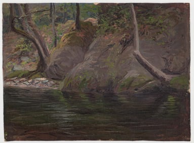 Frederick B. Kress Oil on Canvas [Big Sur]