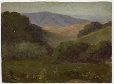 Frederick B. Kress Oil on Canvas [Carmel Hills]