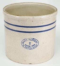 Miali Potter, El Monte, CA Stoneware Crock