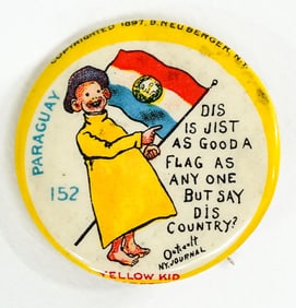 R. F. Outcault's Yellow Kid Pinback Button #152
