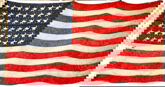 44 Star Antique US Flag