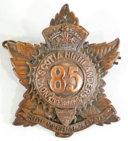 Canada WWI 85th Infantry Battalion Nova Scotia