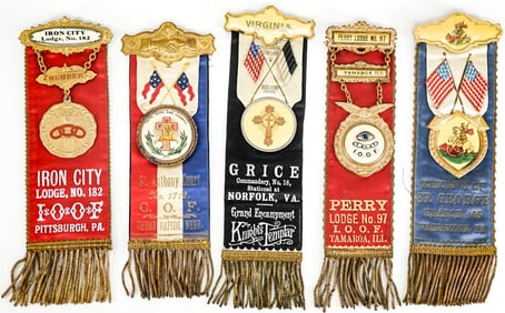 [Masonic, Americana, Historical) Badges and Medals