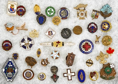 Antique Pins, Medals