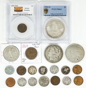 Estate Lot of Vintage U.S. Coins