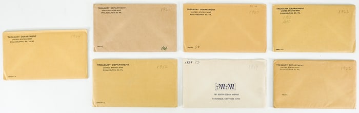 (7) U.S. Mint Sets 1956-1964