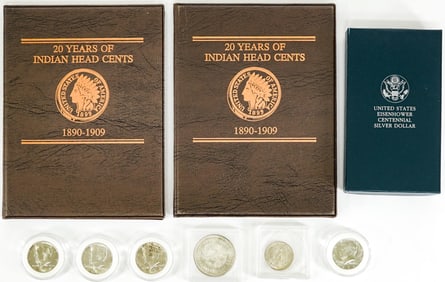 Estate Lot of U.S. and Mexico Coins