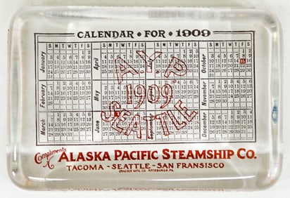 Alaska Pacific Steamship Co. (AYP) Paperweight