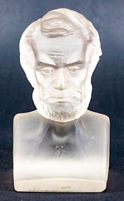 1876 Centennial Exhibition Gillinder Lincoln Bust