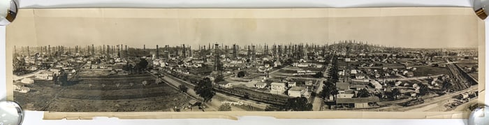 Signal Hill, Long Beach, California Birdseye View