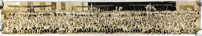 Employees of Douglas Aircraft Co. Sept. 11, 1929