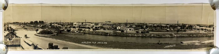Hialeah, Florida January 14, 1926 Panoramic Photo