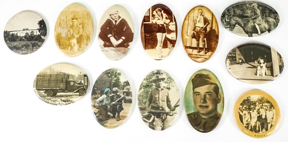 Vintage Celluloid Pocket Mirrors (12)