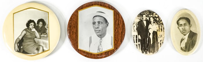 [African-American] Vintage Pocket Mirrors (4)