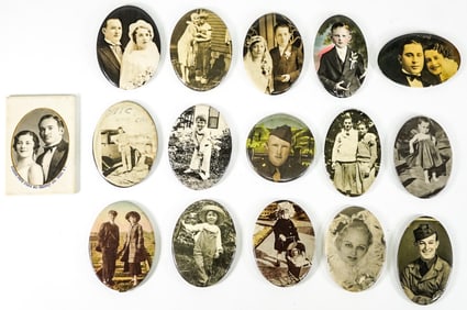 Vintage Celluloid Pocket Mirrors (16)