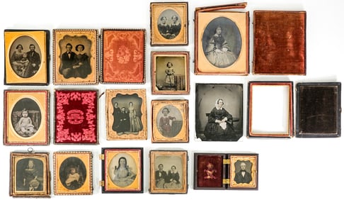 (14) Early Photography-Cased Images
