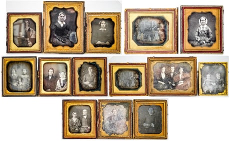 (13) Early Photography-Cased Images