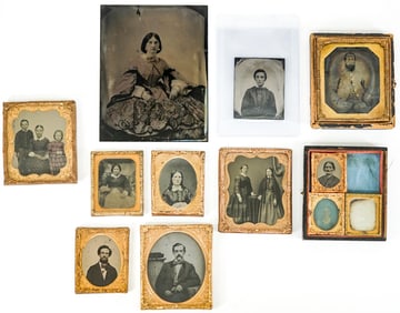 (10) Early Photography Pcs