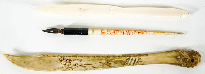 Alaskan (3) Letter Openers / Fountain Pen