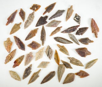 Collection of Arrowheads and Points