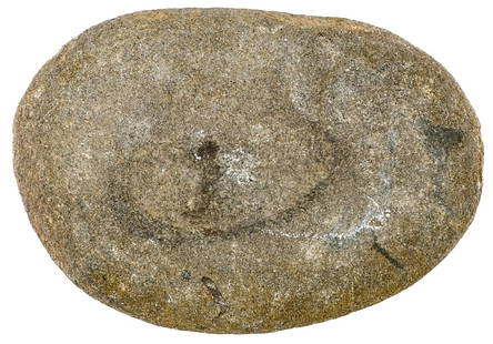 3.75IN Grinding Stone: Grinding stone measures 3.75 in. x 2.75 in. x 1.25 in. high. Lot measures 1.25 in. H x 3.75 in. W x 2.75 in. D for shipping purposes only. The absence of a condition report does not imply that the lot