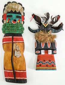 Hopi (2) Flat Kachina Dolls