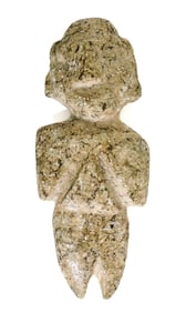 Ethnic Carved Stone 3.75IN Figure