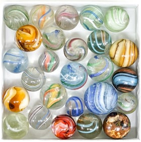 Estate Lot of Vintage & Antique Marbles