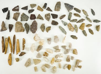 Collection of Arrowheads and Points [Keene, NH]