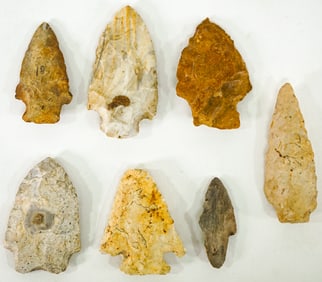 Arrowheads, Points (7) Artifacts
