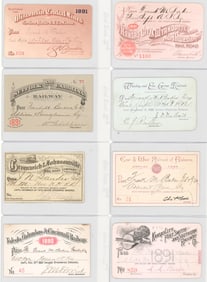 1875-1891 American Railroad Passes (8)