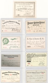 1886-1899 American Railroad Passes (9)