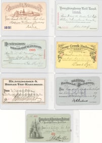 1886-1905 American Railroad Passes (7)