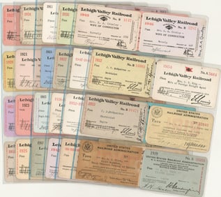 (45) Lehigh Valley Railroad Passes