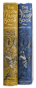Andrew Lang (2) Antique Blue / Yellow Fairy Books