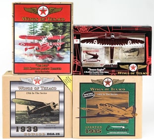 Wings of Texaco Model Airplane Coin Banks MIB