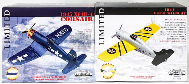 Gearbox LTD Model Airplane Coin Banks MIB
