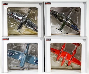 Spec Cast (4) Model Airplane Coin Banks MIB